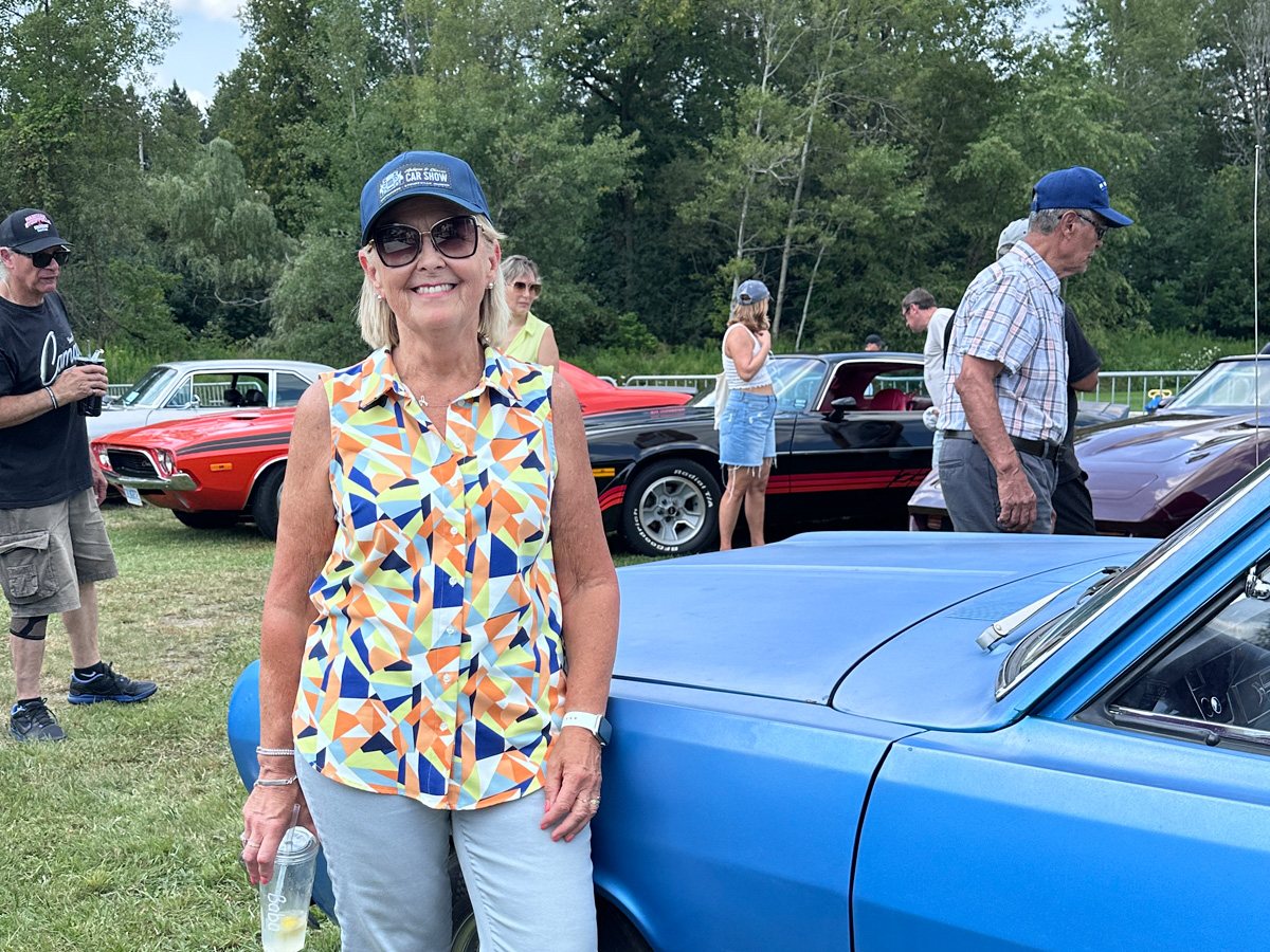At the classic car show