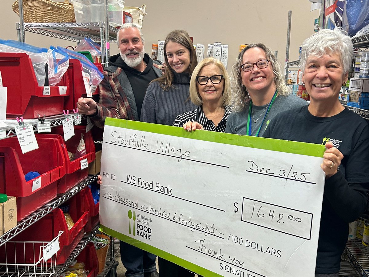 At the food bank